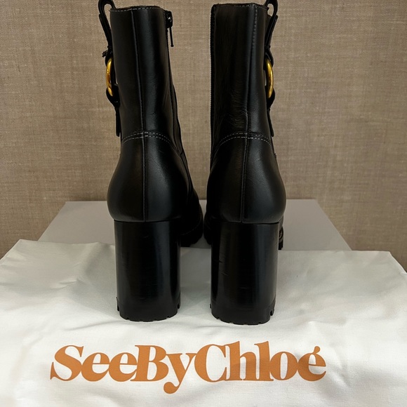 NWT See By Chloe Mid calf Erine Loafer - size 39 (US size 8) - Picture 3 of 8